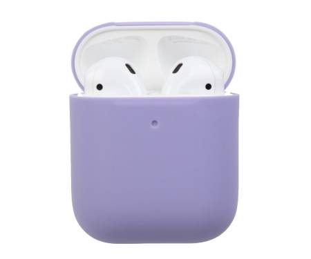 Чехол для Airpods Silicone case Ultra Thin Roland Purple