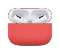 Чехол для Airpods Pro Silicone case Ultra Thin Watermelon Red
