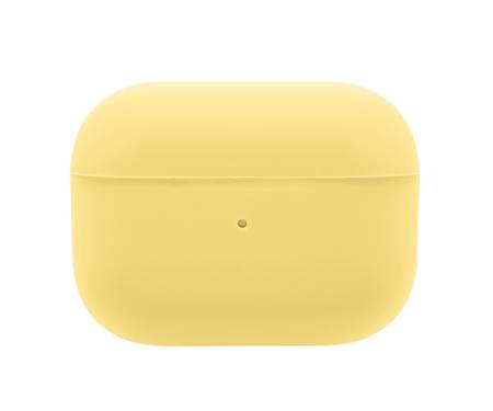 Чехол для Airpods Pro Silicone case Ultra Thin Lemon Yellow