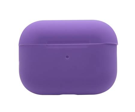 Чехол для Airpods Pro Silicone case Ultra Thin Dark Purple