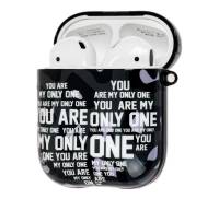 Чехол для Airpods 2 Stickers Print Case Only One