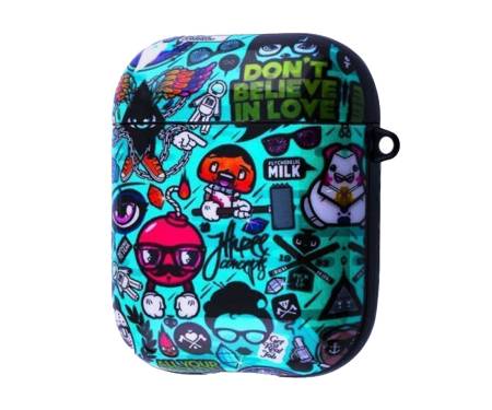 Чехол для Airpods 2 Stickers Print Case Bomberman
