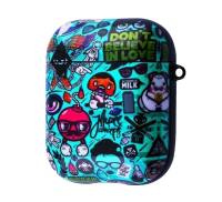 Чехол для Airpods 2 Stickers Print Case Bomberman