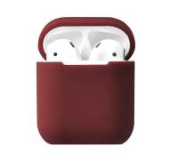 Чехол для Airpods 2 Silicone Case Blue Bordo