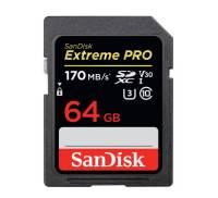 Карта памяти SANDISK 64GB SDXC class 10 V30 UHS-I U3 Extreme Pro (SDSDXXY-064G-GN4IN)