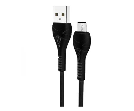 Кабель Hoco X37 Cool power charging data cable for Micro Black