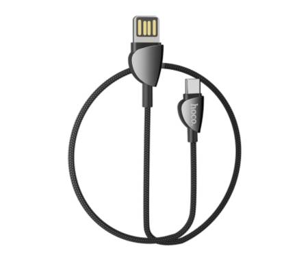 Кабель Hoco U62 Simple charging data cable for Type-C Black