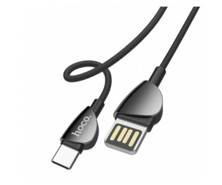 Кабель Hoco U62 Simple charging data cable for Type-C Black