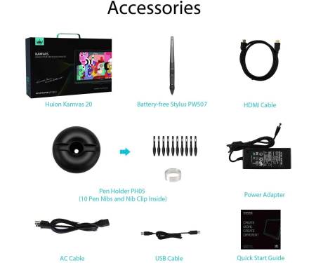 Huion Графический монитор Huion Kamvas 20