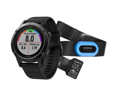 Спортивные часы Garmin Fenix 5 Sapphire HRM-Tri Bundle (010-01688-31)