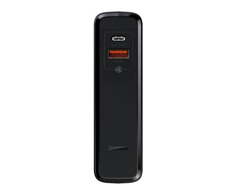 Сетевое зарядное устройство 2 в 1 Baseus Power Station QC 1USB 3A Type-C + Power Bank 10000mAh Black (PPNLD-C01)