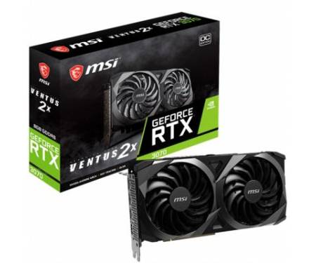 Видеокарта MSI GeForce RTX3070 8Gb VENTUS 2X OC (RTX 3070 VENTUS 2X OC)