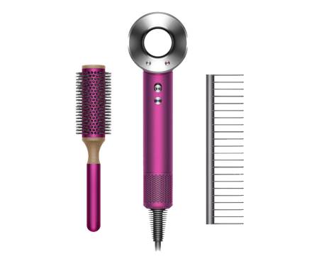 Фен Dyson HD01 Supersonic Fuchsia + Brush Kit (HD01 Brush Kit)