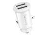 Автомобильное зарядное устройство Baseus Grain C Dual USB 5V 3.1A White (CCALL-ML02)