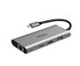 Адаптер Wiwu Alpha 12 in 1 USB3.0*3+USB2.0*3+HDMI*1+RJ45*1+SD*1+TF*1+3.5 Grey