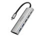Адаптер Wiwu Alpha 541P USB3.0*4+PD*1 Gray
