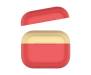 Чехол для Apple AirPods Pro AHASTYLE Two Color Silicone Case Red/Yellow (AHA-0P400-RRY)