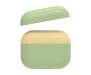 Чехол для Apple AirPods Pro AHASTYLE Two Color Silicone Case Yellow/Mint (AHA-0P400-RRY)