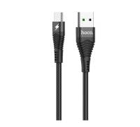 Кабель Hoco U53 Flash Type-C 5A (1.2m) Black