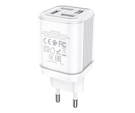 Сетевое зарядное устройство Hoco C84A Resolute 3.4A 4USB White