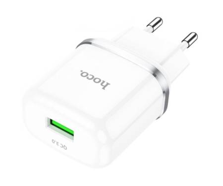 Сетевое зарядное устройство Hoco N3 Special QC3.0 1USB White