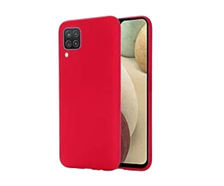 Чехол для Samsung Galaxy A12 Silicone Case Red
