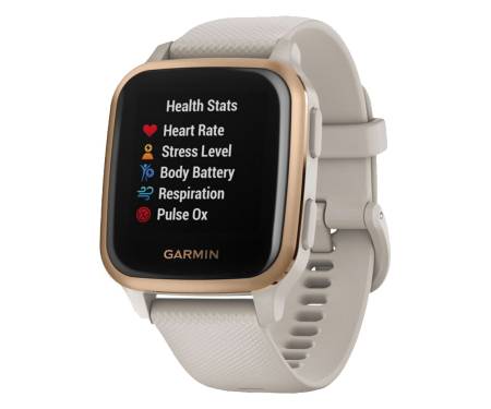 Смарт-часы Garmin Venu Sq Music Edition Light Sand/Rose Gold (010-02426-11)