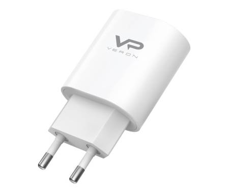 Сетевое зарядное устройство Veron Home Charger Quick 3.0 3A White