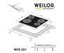 Варочная поверхность WEILOR WHC 651 BLACK