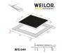 Варочная поверхность WEILOR WIS 644 BLACK
