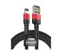 Кабель Baseus Cafule Cable USB for Lightning Special Edition 2.4 A 1 м Red/Black (CALKLF-G91)