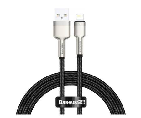Кабель Baseus Lightning Cafule Series Metal Data Cable 1M (2.4A) Black