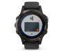 Спортивные часы Garmin Fenix 5 Plus Carbon Gray DLC Titanium with Black Silicone Band (010-01988-20)