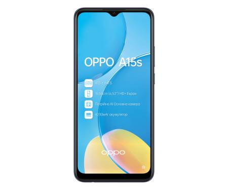 Смартфон OPPO A15s 4/64GB Black
