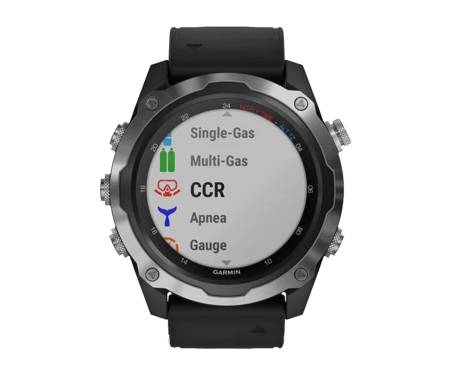 Смарт-часы Garmin Descent Mk2 Stainless Steel with Black Band (010-02132-00)