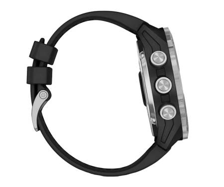 Смарт-часы Garmin Descent Mk2 Stainless Steel with Black Band (010-02132-00)