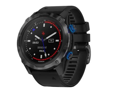 Смарт-часы Garmin Descent Mk2i Titanium Carbon Gray DLC with Black Band (010-02132-01)