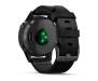 Спортивные часы Garmin Fenix 5 Plus Sapphire Black with Black Leather Band (010-01988-06)