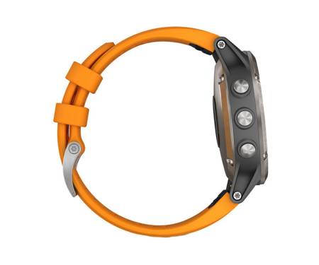 Спортивные часы Garmin Fenix 5 Plus Sapphire Orange (010-01988-05/04)