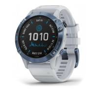 Смарт-часы Garmin Fenix 6 Pro Solar Edition Mineral Blue with Whitestone Band (010-02410-19)