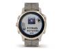 Спортивные часы Garmin Fenix 6S Sapphire Light Gold with Shale Gray Leather Band (010-02159-8P)