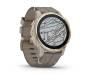 Спортивные часы Garmin Fenix 6S Sapphire Light Gold with Shale Gray Leather Band (010-02159-8P)