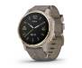 Спортивные часы Garmin Fenix 6S Sapphire Light Gold with Shale Gray Leather Band (010-02159-8P)