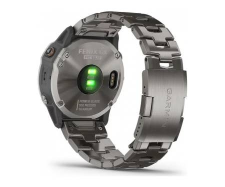 Спортивные часы Garmin Fenix 6X Pro Solar Edition Titanium with Vented Titanium Bracelet (010-02157-24/23)