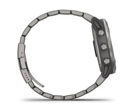 Спортивные часы Garmin Fenix 6X Pro Solar Edition Titanium with Vented Titanium Bracelet (010-02157-24/23)