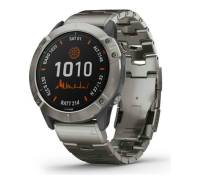 Спортивные часы Garmin Fenix 6X Pro Solar Edition Titanium with Vented Titanium Bracelet (010-02157-24/23)