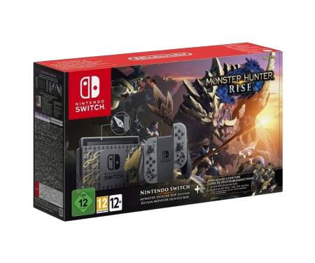 Игровая приставка Nintendo Switch - Monster Hunter Rise Edition