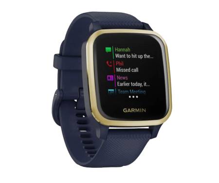 Смарт-часы Garmin Venu Sq Music Edition Navy/Gold (010-02426-12)