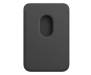 Чехол для пластиковых карт Apple iPhone Leather Wallet with MagSafe - Black (MHLR3)