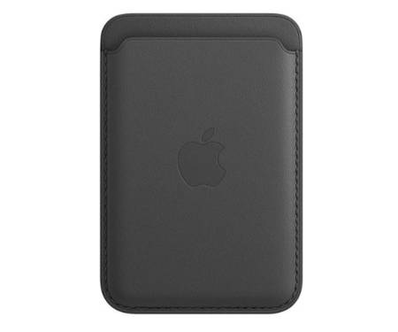 Чехол для пластиковых карт Apple iPhone Leather Wallet with MagSafe - Black (MHLR3)